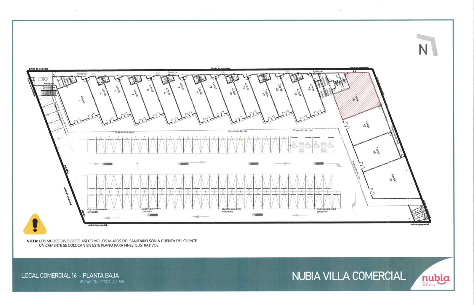 Plano de conjunto - ubicación Local 16